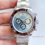 Noob Factory Swiss 7750 Copy Rolex Daytona Watch Stainless Steel Ice Blue Dial_th.jpg